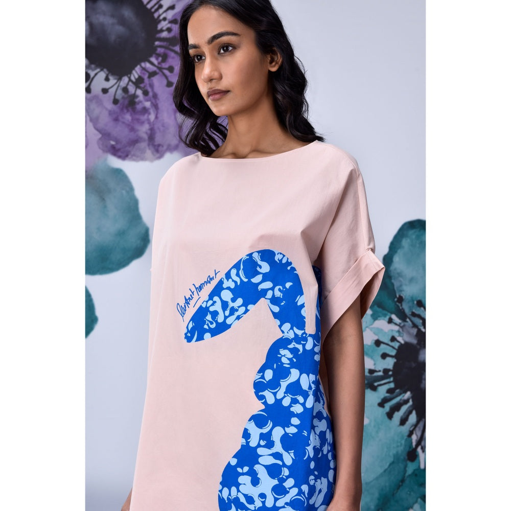 Genes Lecoanet Hemant Rabbit Texture Top- Beige Rosie