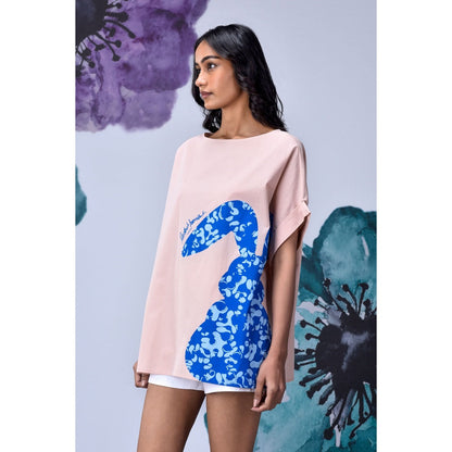 Genes Lecoanet Hemant Rabbit Texture Top- Beige Rosie