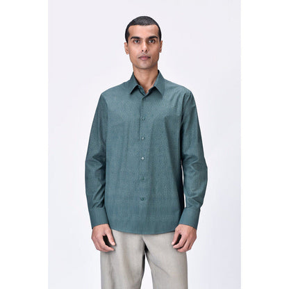 Genes Lecoanet Hemant Regular Fit Button-Up Shirt With Signature Dart