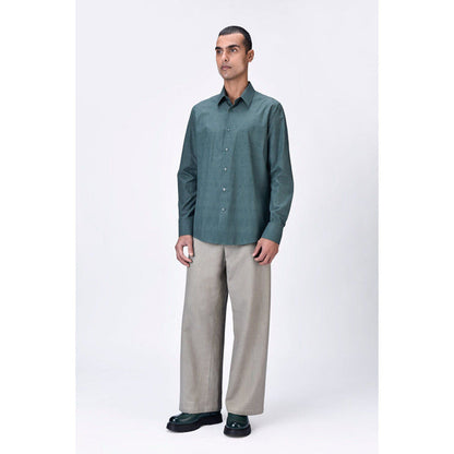 Genes Lecoanet Hemant Regular Fit Button-Up Shirt With Signature Dart