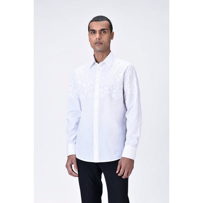 Genes Lecoanet Hemant Giza Cotton Poplin Regular Fit Button-Up Shirt