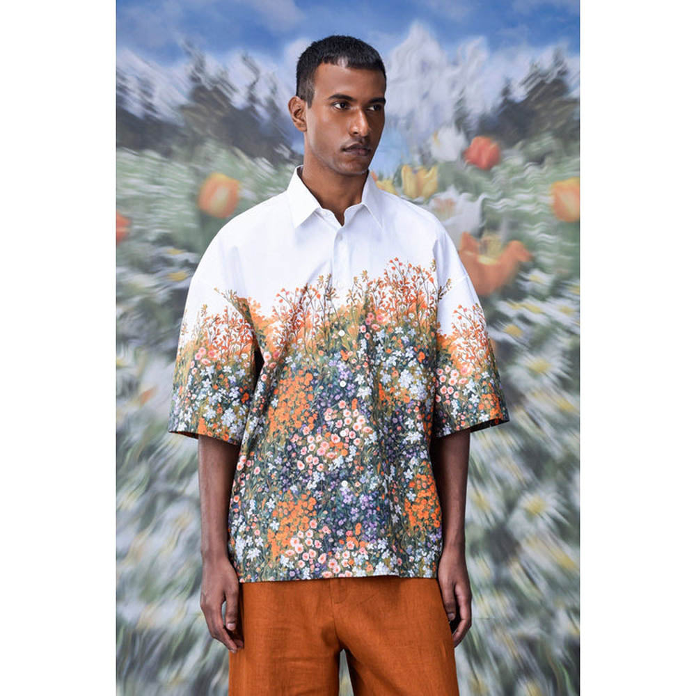 Genes Lecoanet Hemant Drop Shoulder Meadow Oversized Shirt