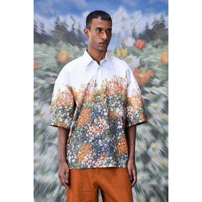 Genes Lecoanet Hemant Drop Shoulder Meadow Oversized Shirt