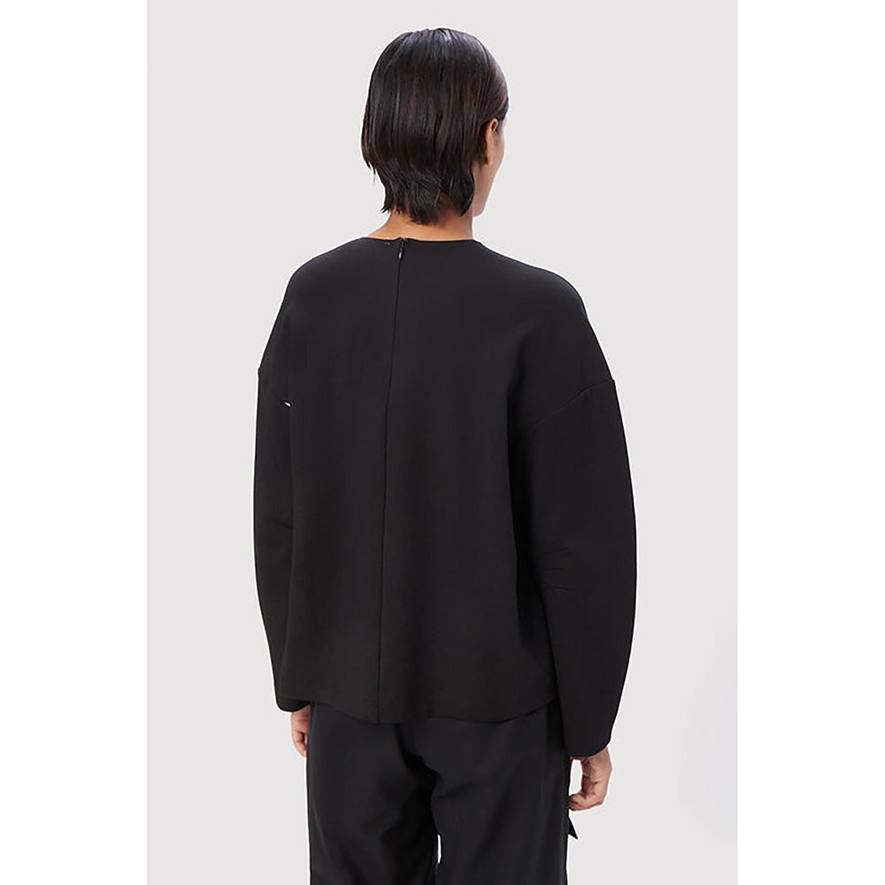 Genes Lecoanet Hemant Easy Fit Round Neck Sweatshirt With Ginkgo Stamp Print