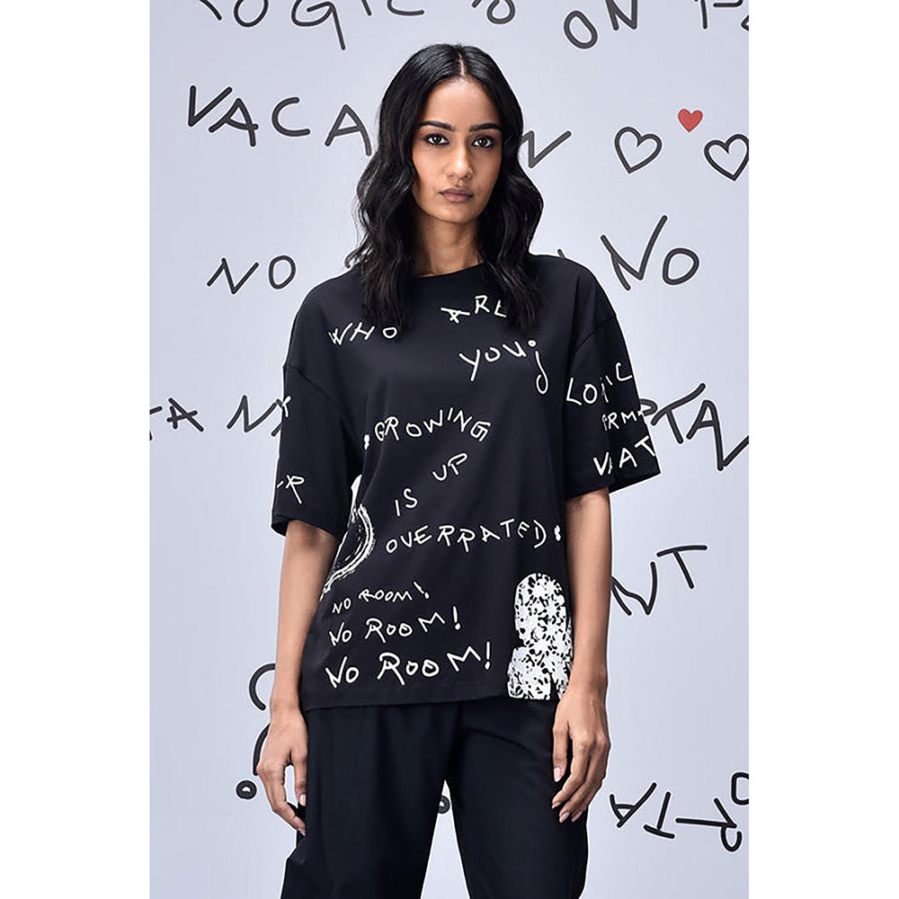 Genes Lecoanet Hemant Scribble Bunny T-Shirt