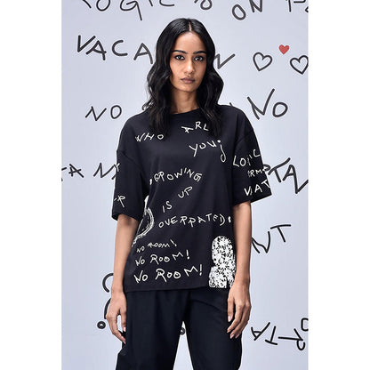Genes Lecoanet Hemant Scribble Bunny T-Shirt
