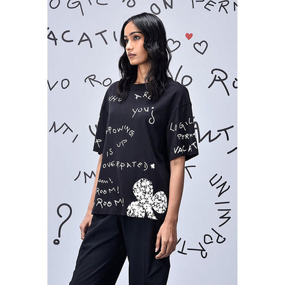 Genes Lecoanet Hemant Scribble Bunny T-Shirt