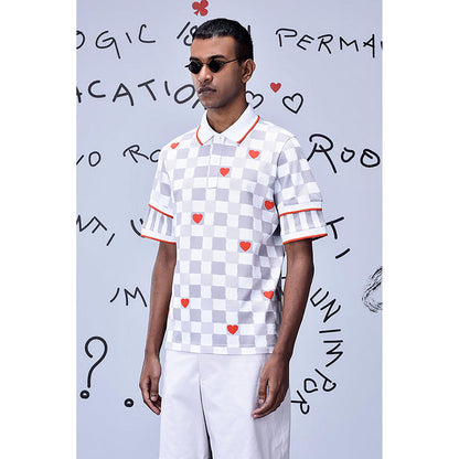 Genes Lecoanet Hemant Chess Board Semi-Fitted Polo