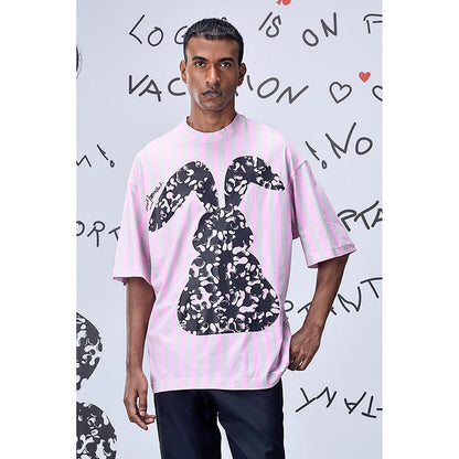 Genes Lecoanet Hemant Solo Bunny T-Shirt- Pink