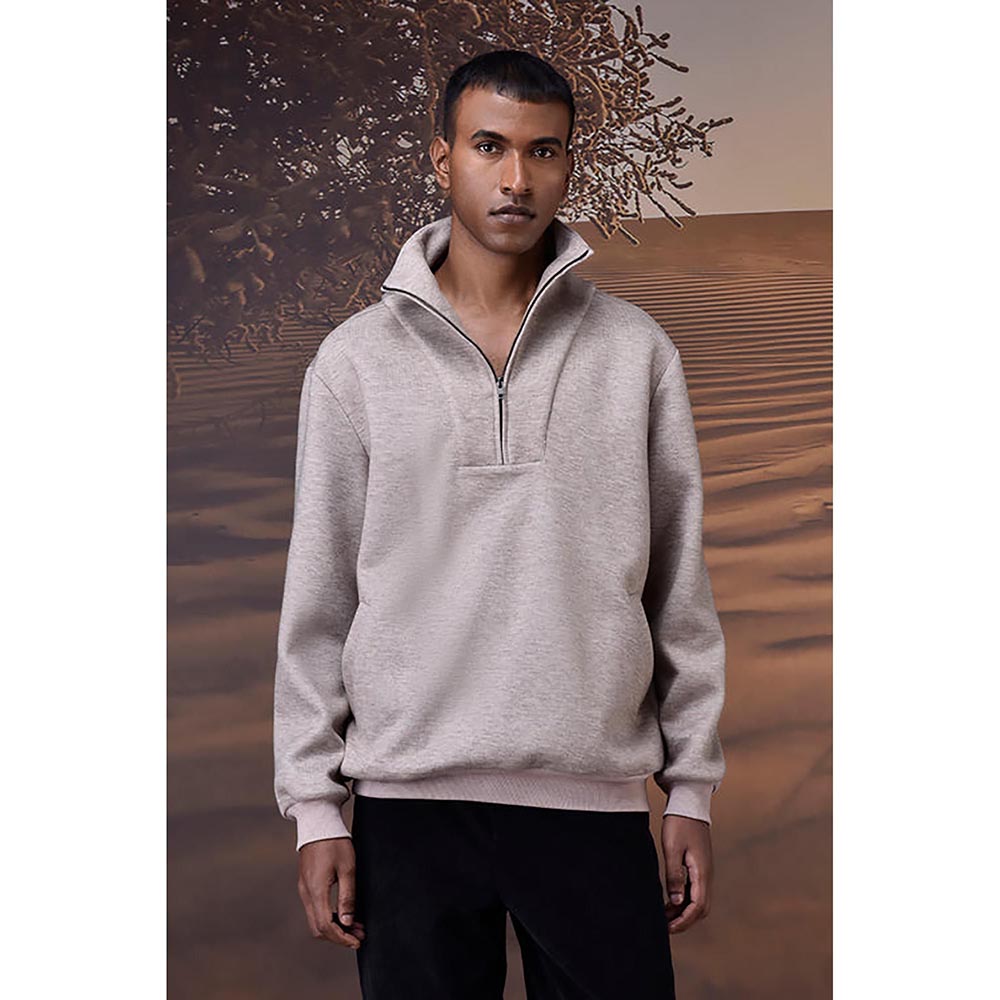 Genes Lecoanet Hemant Mastic Double Layer Fleece Half-Zip Sweatshirt