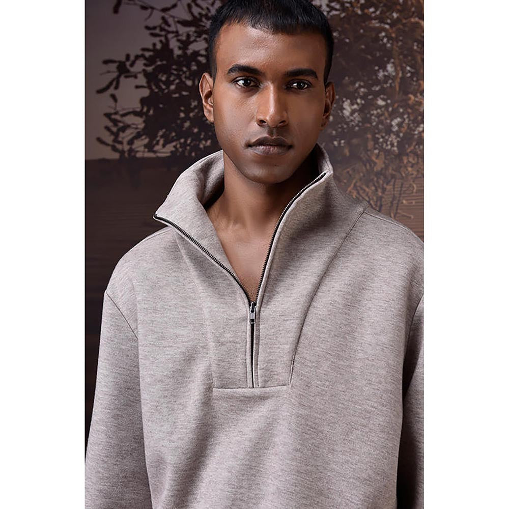 Genes Lecoanet Hemant Mastic Double Layer Fleece Half-Zip Sweatshirt