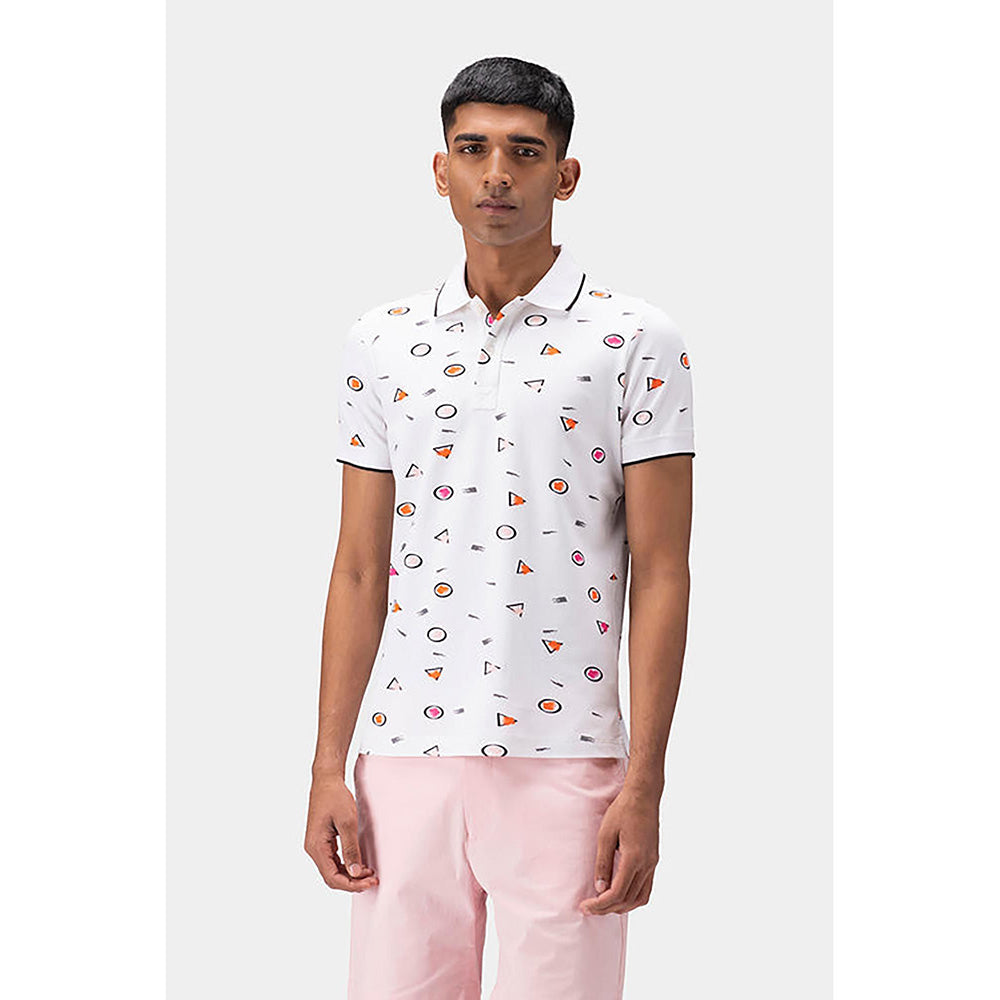 Genes Lecoanet Hemant Floral Iconography Men Polo Shirt