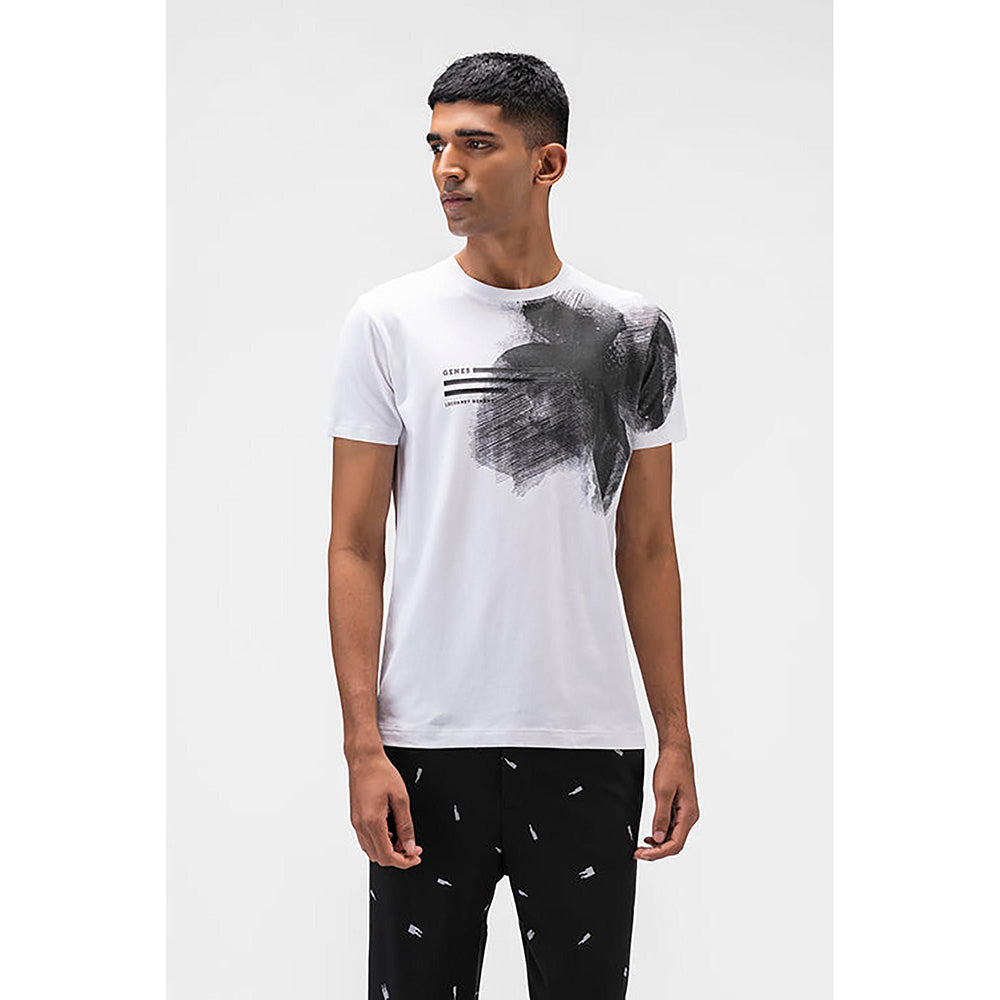 Genes Lecoanet Hemant Ombre Floral Men T-Shirt