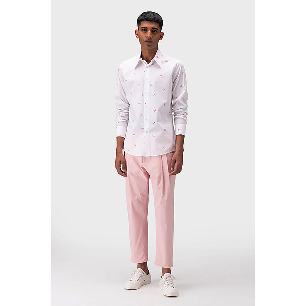 Genes Lecointe Hemant Genes Monogrammed Men Shirt