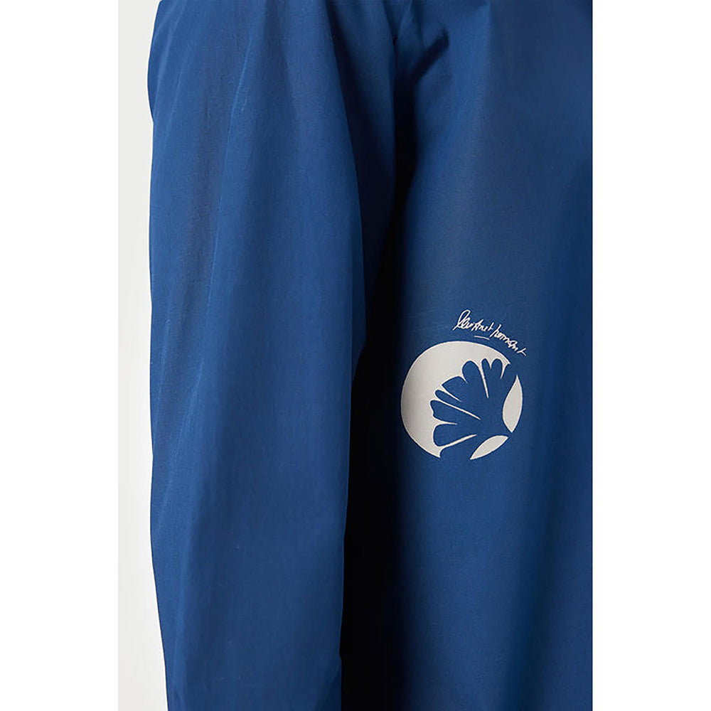 Genes Lecointe Hemant Easy Fit Button Up Shirt with Artful Stamp Print