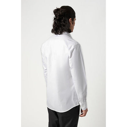 Genes Lecointe Hemant Regular Fit Button-Up Shirt with Floral Thread Embroidery