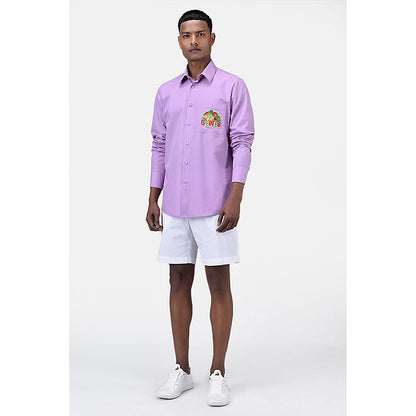 Genes Lecointe Hemant Men's Regular Fit Button Down Shirt