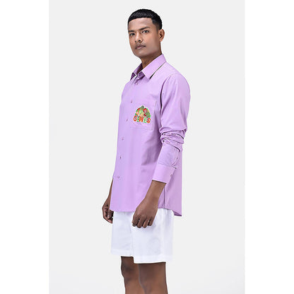 Genes Lecointe Hemant Men's Regular Fit Button Down Shirt