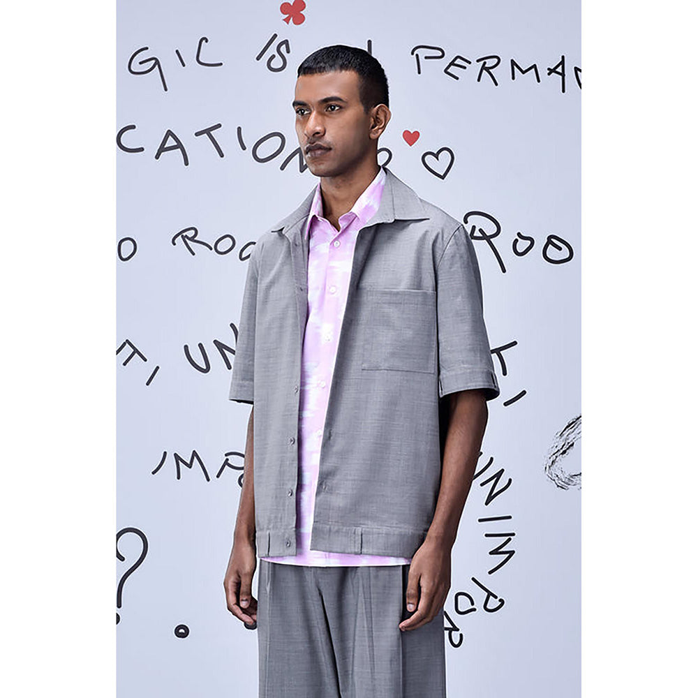 Genes Lecointe Hemant Waistband Detail Relax Fit Shirt