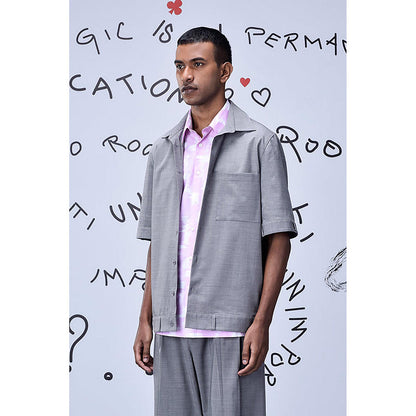 Genes Lecointe Hemant Waistband Detail Relax Fit Shirt