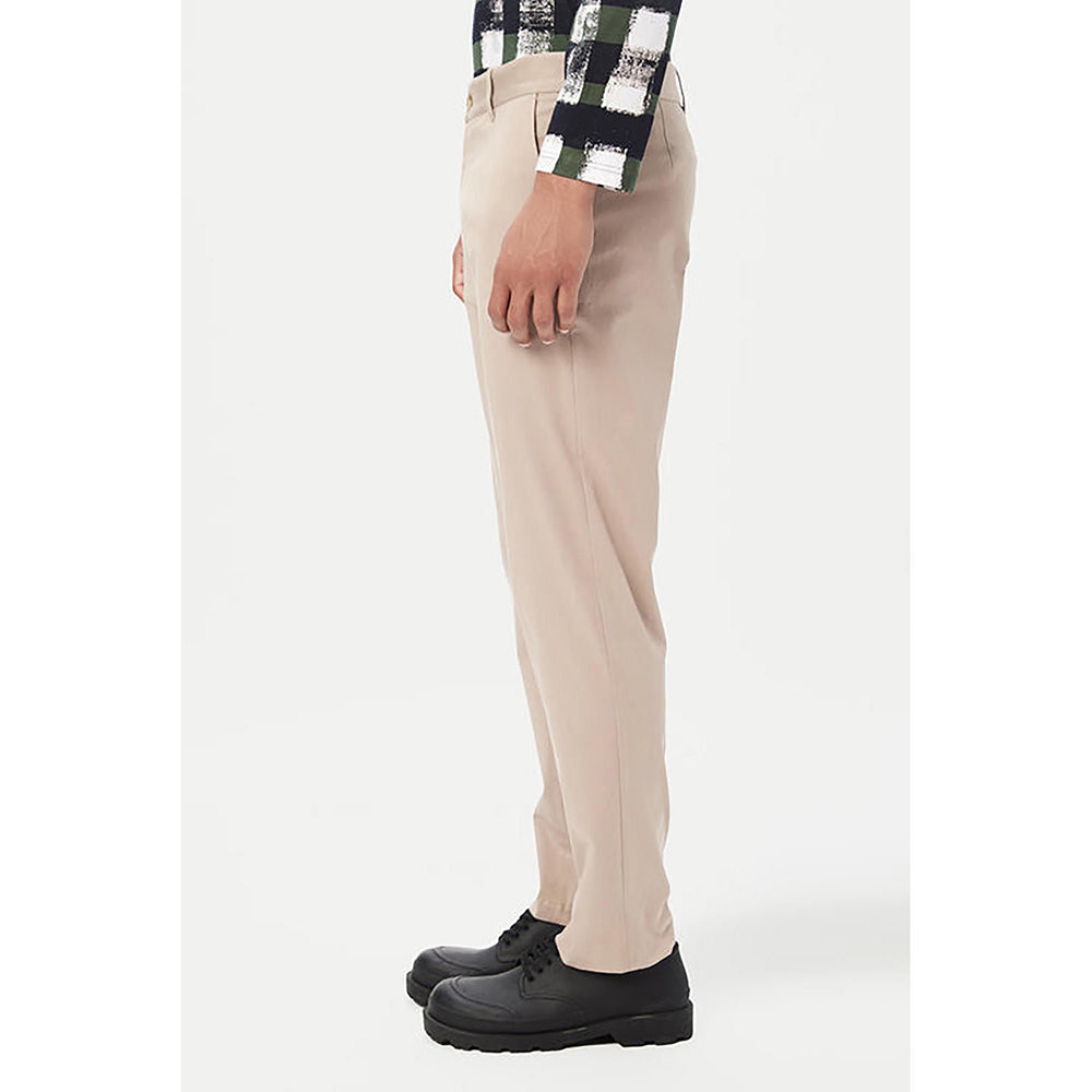 Genes Lecointe Hemant Classic Fit Trousers With Back Bone Pocket