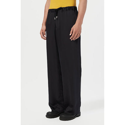 Genes Lecointe Hemant Straight Fit Trousers With Front Drawstrings