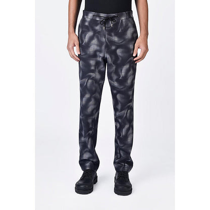 Genes Lecointe Hemant Regular Fit Banana Crepe Trousers With Adjustable Waist