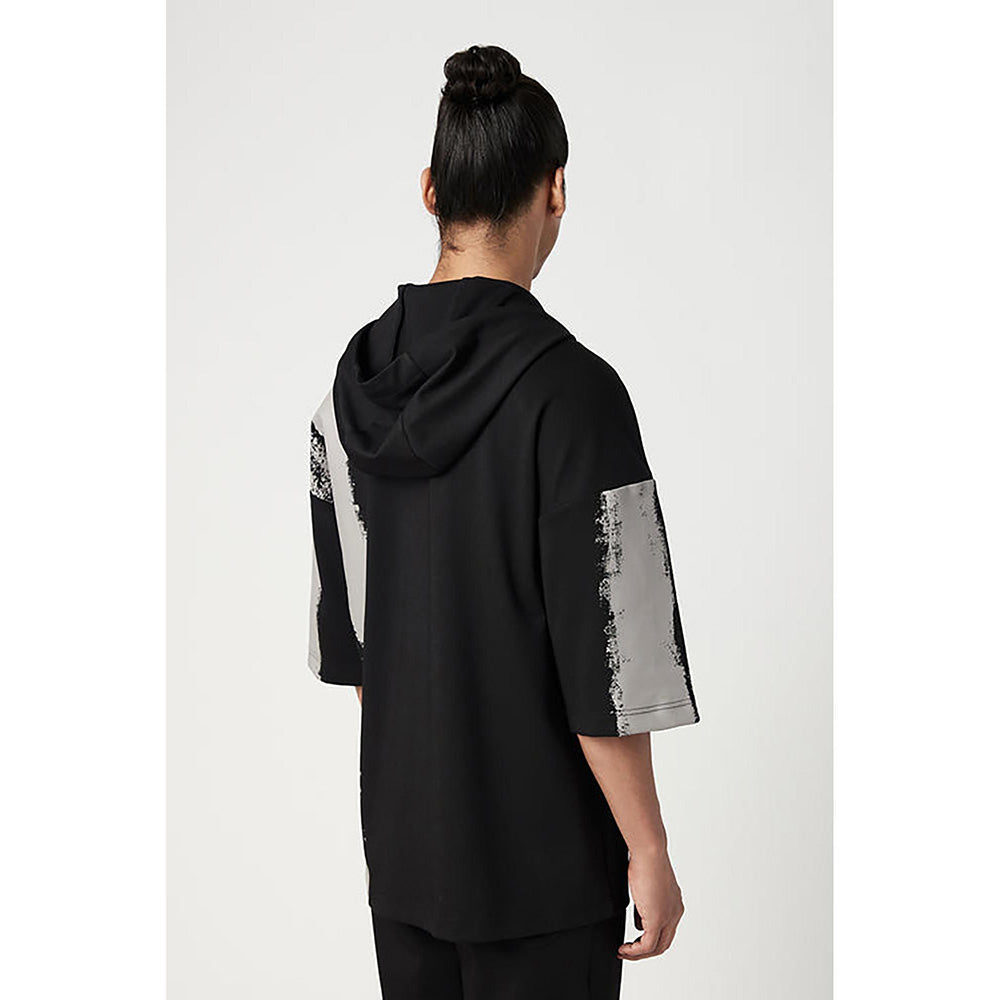 Genes Lecointe Hemant Easy Fit Hoodie T-Shirt With 3D Double Pocket Detail