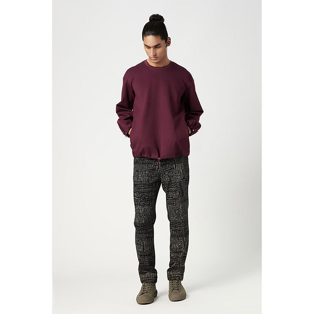 Genes Lecointe Hemant Relaxed Fit Sweatshirt With Drop Shoulder