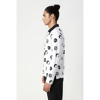 Genes Lecointe Hemant Regular Fit Full Sleeve Polo T-Shirt