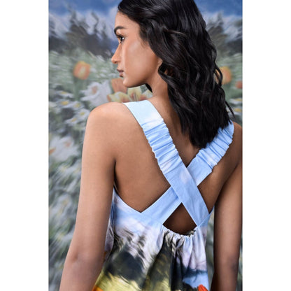 Genes Lecoanet Hemant Garden Gate Relaxed Dress