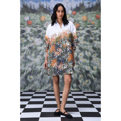 Genes Lecoanet Hemant Meadow Print Relax Fit Dress