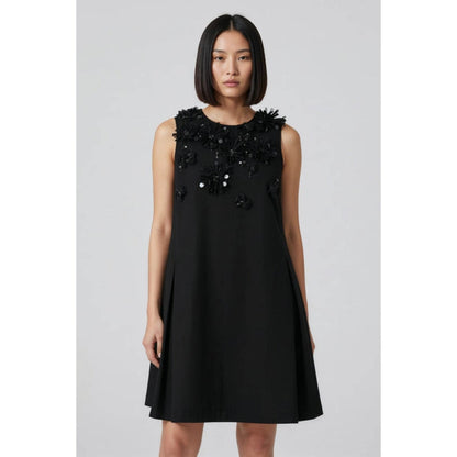 Genes Lecoanet Hemant Embellished A-Line Dress