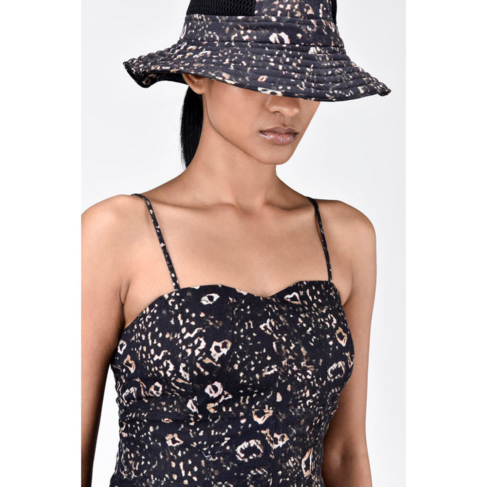 Genes Lecoanet Hemant Slim Fit Corset With Animal Print