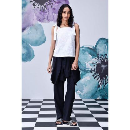 Genes Lecoanet Hemant Living Flower Relaxed Fit Embroidery Top