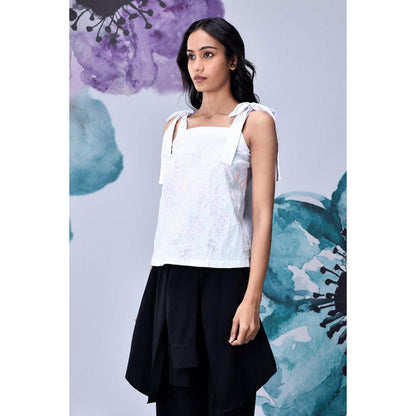 Genes Lecoanet Hemant Living Flower Relaxed Fit Embroidery Top
