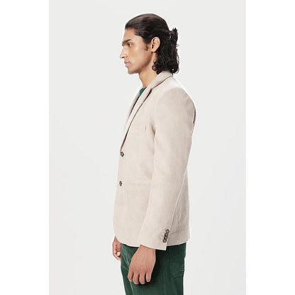 Genes Lecoanet Hemant Beige Solid/Plain Jacket