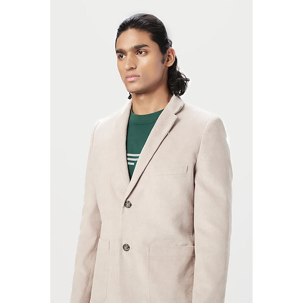 Genes Lecoanet Hemant Beige Solid/Plain Jacket