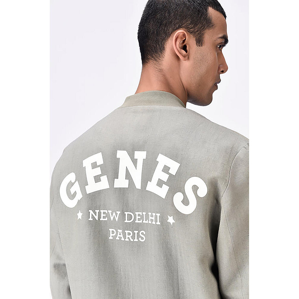 Genes Lecoanet Hemant Genes Print Linen Bomber