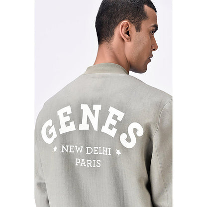 Genes Lecoanet Hemant Genes Print Linen Bomber