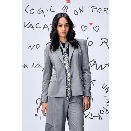 Genes Lecoanet Hemant Women's Wool Slim Fit Jacket