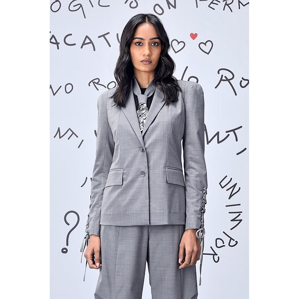 Genes Lecoanet Hemant Women's Wool Slim Fit Jacket