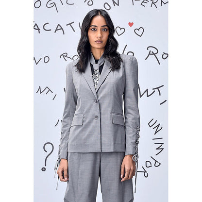 Genes Lecoanet Hemant Women's Wool Slim Fit Jacket