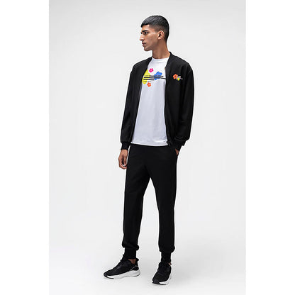 Genes Lecoanet Hemant Black Floral Bomber Jacket