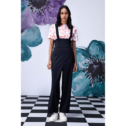 Genes Lecoanet Hemant Multi-Color Wool Crew Neck Solid/Plain Dungarees