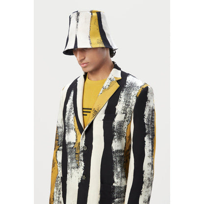 Genes Lecoanet Hemant Multi-Colour Classic Fit Two-Button Blazer