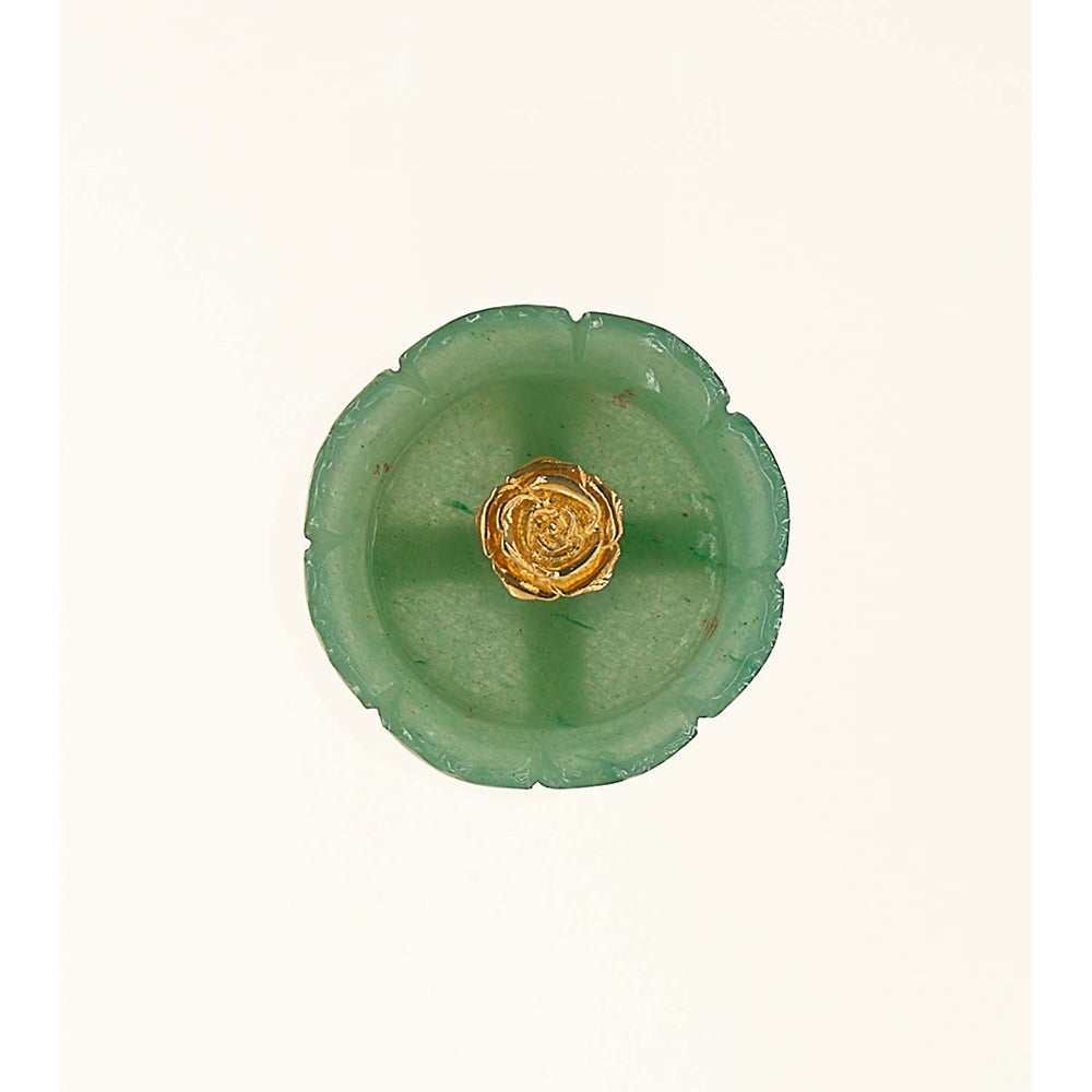 Goddess Of Glocal Green Patra Thali Earring