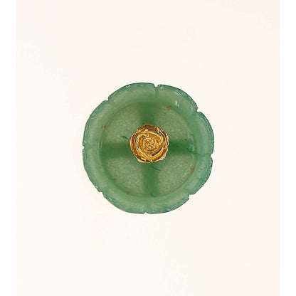 Goddess Of Glocal Green Patra Thali Earring