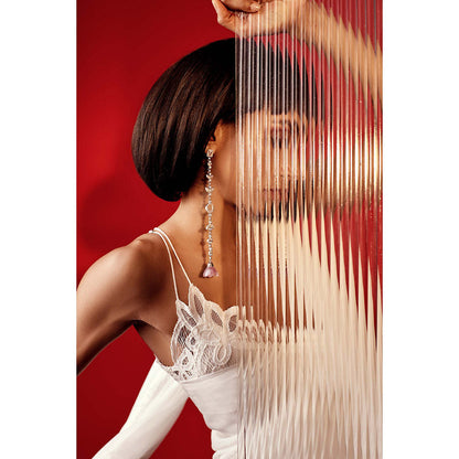 Goddess Of Glocal Purple Luna Earrings