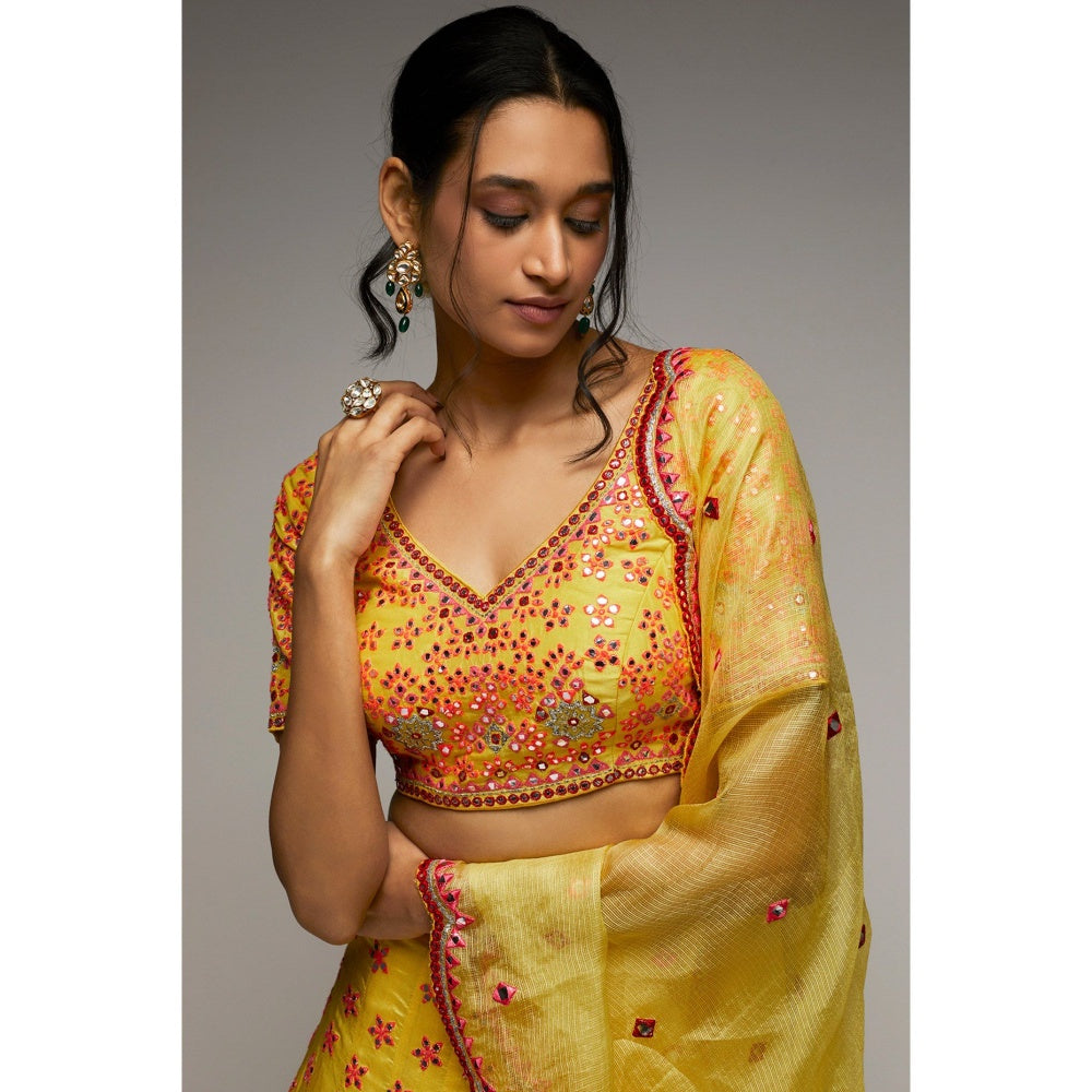 Gopi Vaid Mela Lehenga (Set of 3)